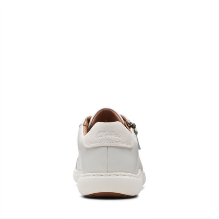 Encaje Nalle Cuero Blanco Clarks Cuero Blanco