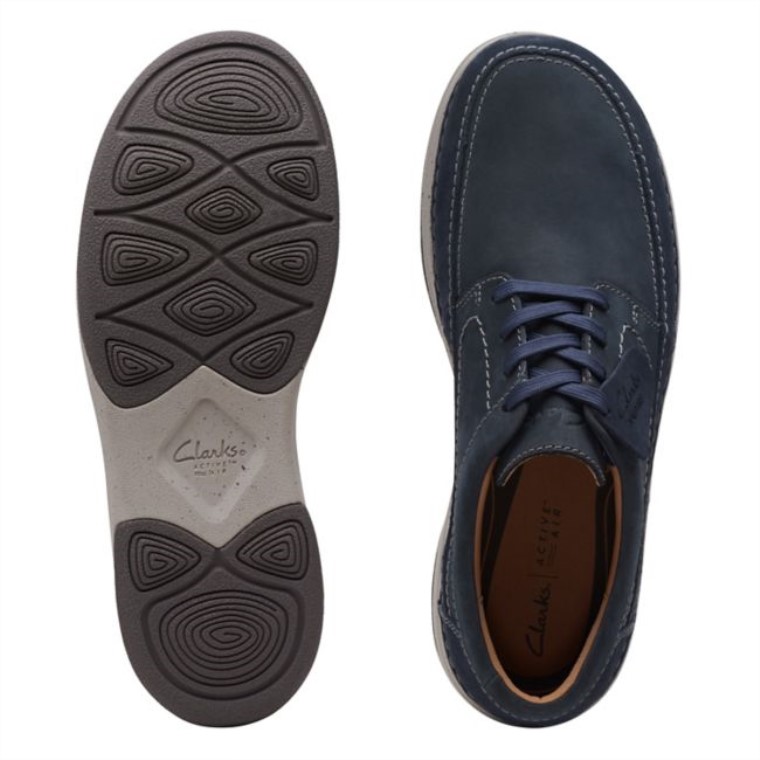 Combinación Azul Marino Nature 5 Lo Combinación Azul Marino De Clarks