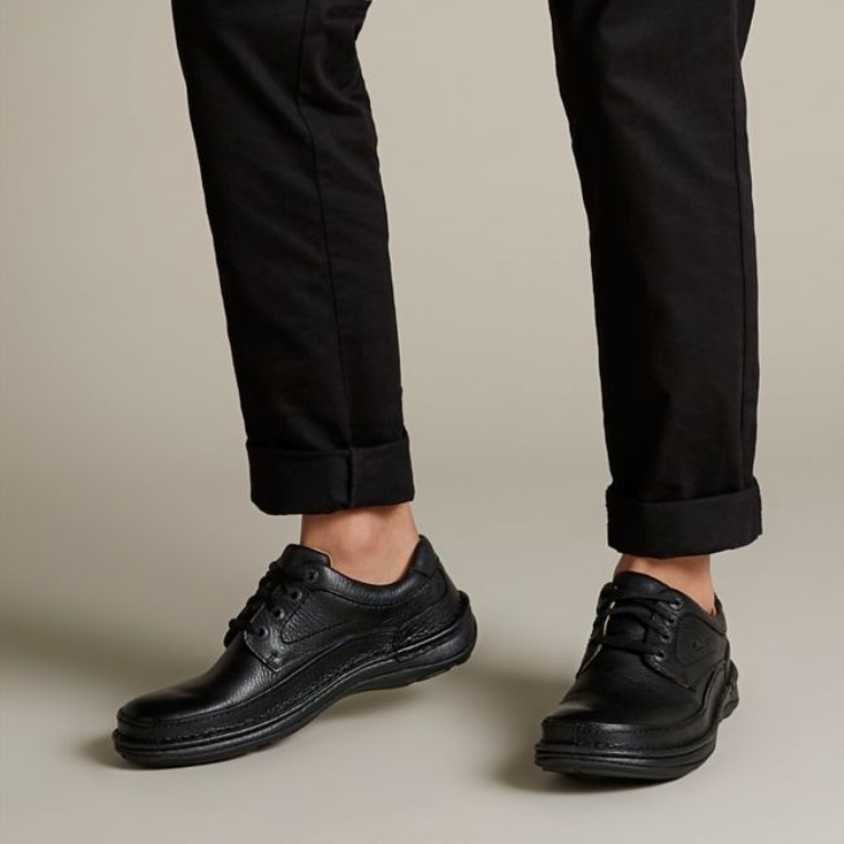 Naturaleza Tres Cuero Negro Cuero Negro Clarks