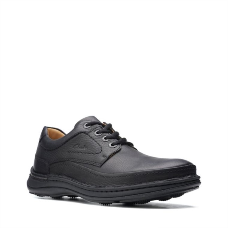 Naturaleza Tres Cuero Negro Cuero Negro Clarks