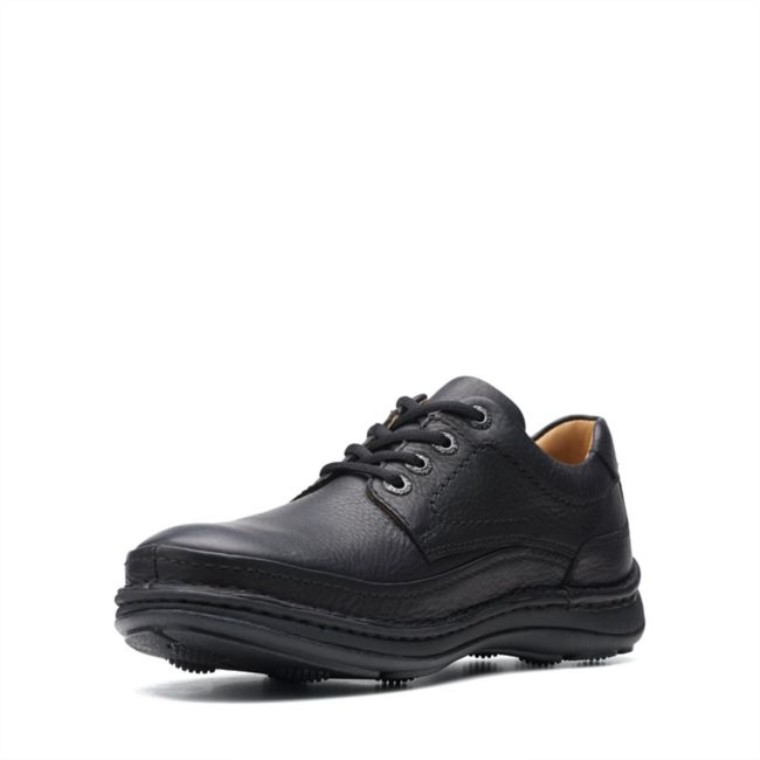 Naturaleza Tres Cuero Negro Cuero Negro Clarks