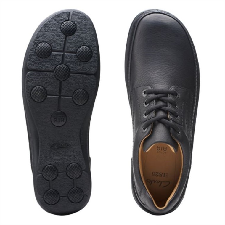 Naturaleza Tres Cuero Negro Cuero Negro Clarks