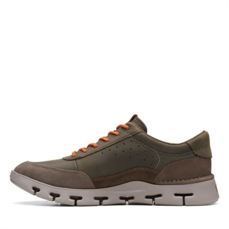 Naturaleza X Uno Oliva Oscuro Oliva Oscuro Clarks