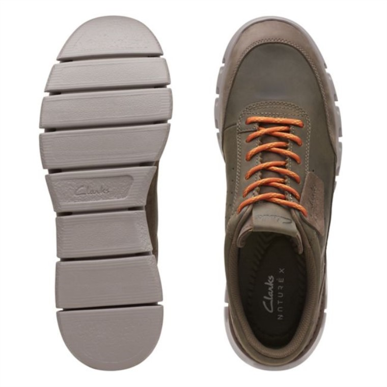 Naturaleza X Uno Oliva Oscuro Oliva Oscuro Clarks