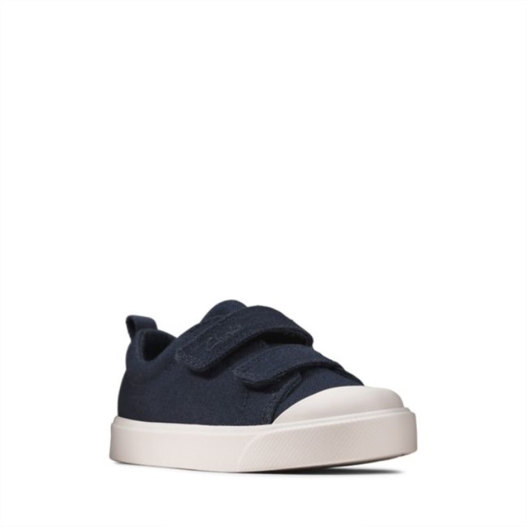 Lona Azul Marino Clarks City Bright Toddler Lona Azul Marino