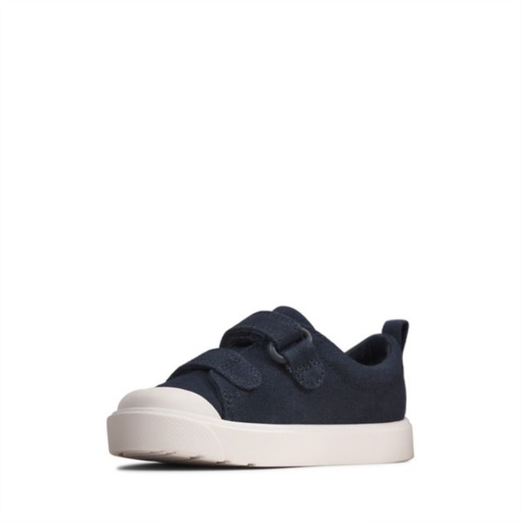 Lona Azul Marino Clarks City Bright Toddler Lona Azul Marino