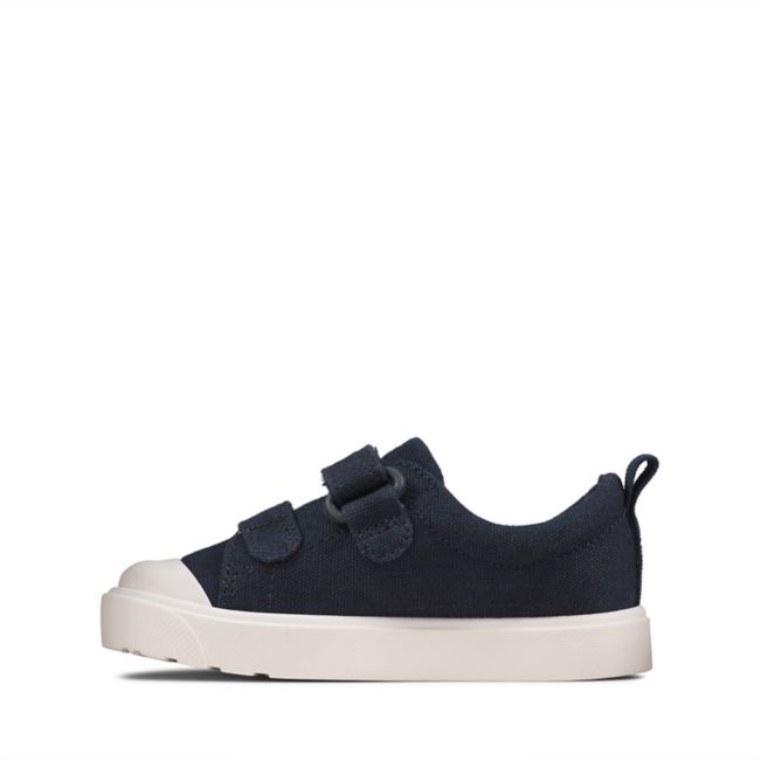 Lona Azul Marino Clarks City Bright Toddler Lona Azul Marino