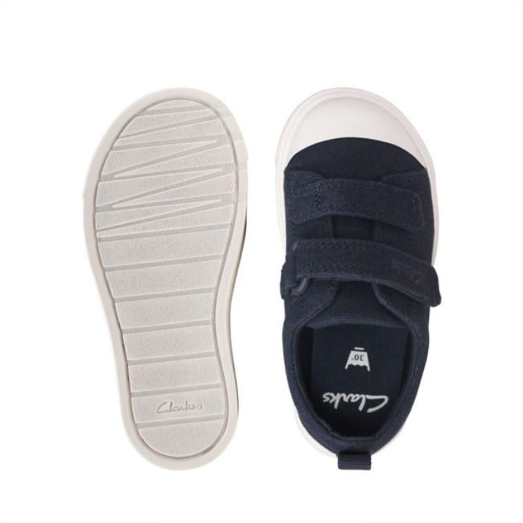 Lona Azul Marino Clarks City Bright Toddler Lona Azul Marino