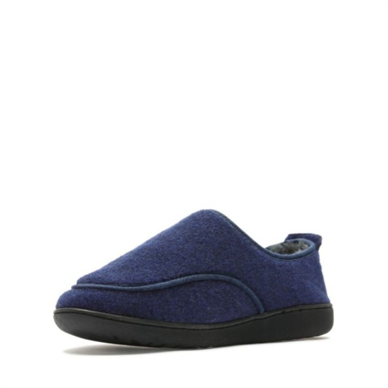 Azul Marino Clarks King Velcro Azul Marino