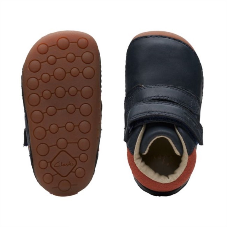 Azul Marino Clarks Ti Ny Play Niño Azul Marino