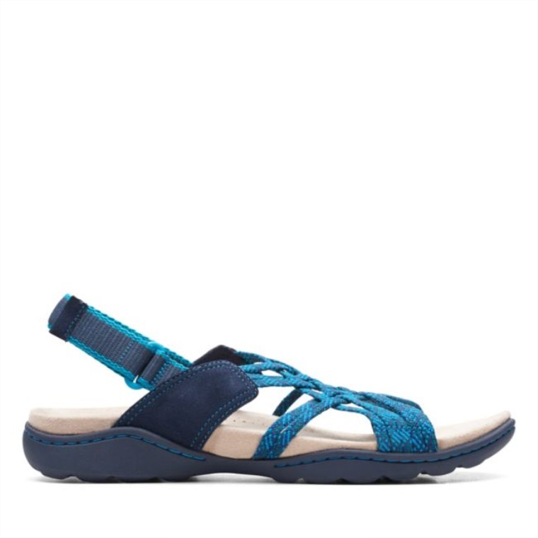 Combinación Azul Marino Clarks Amanda Ease Combinación Azul Marino