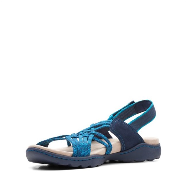 Combinación Azul Marino Clarks Amanda Ease Combinación Azul Marino