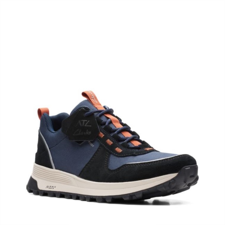 Combinación Azul Marino Clarks Atl Trek Walk Impermeable Combinación Azul Marino