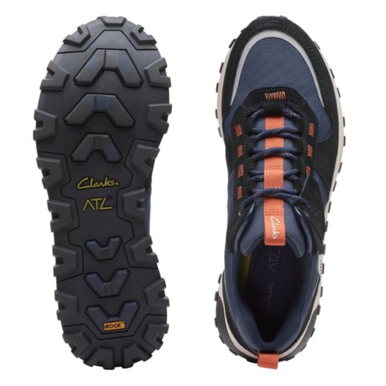 Combinación Azul Marino Clarks Atl Trek Walk Impermeable Combinación Azul Marino