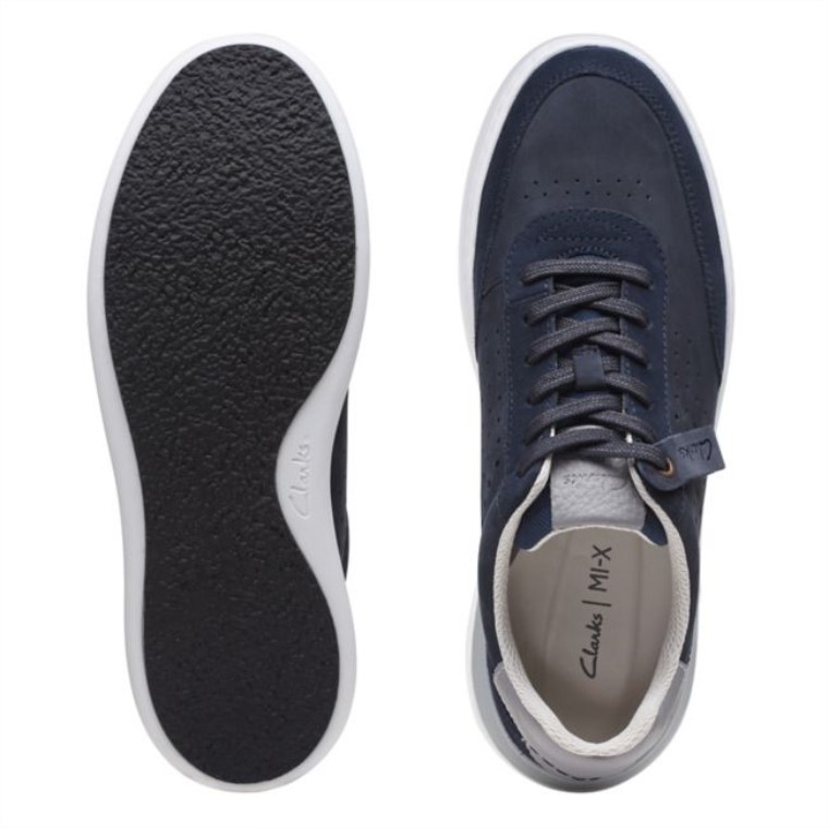 Combinación Azul Marino Clarks Court Lite Tor Combinación Azul Marino