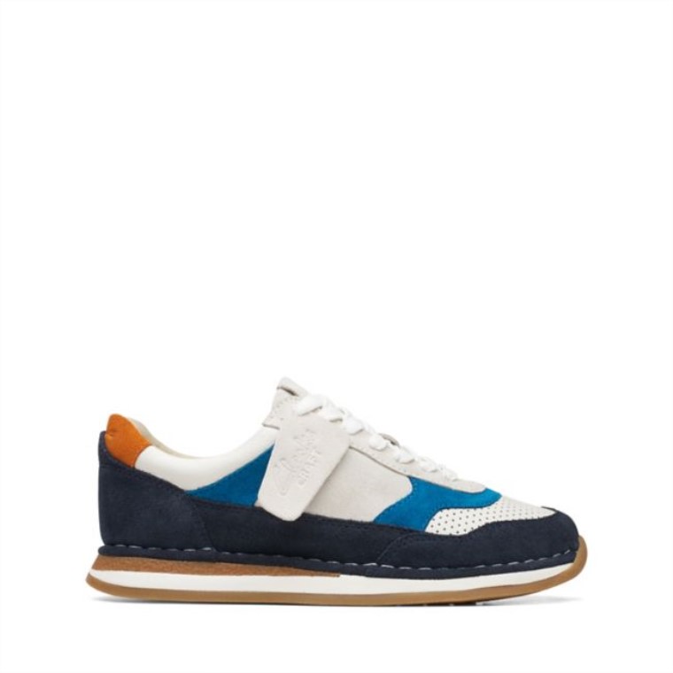 Combinación Azul Marino Clarks Craft Run To Old Combinación Azul Marino