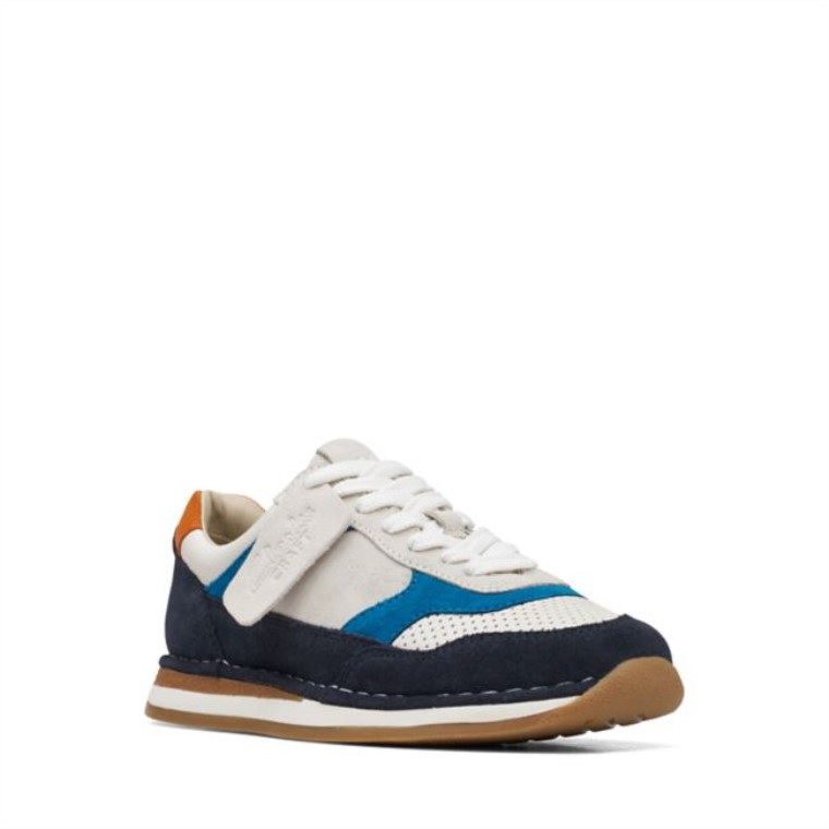 Combinación Azul Marino Clarks Craft Run To Old Combinación Azul Marino