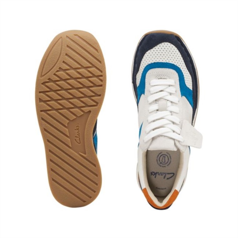 Combinación Azul Marino Clarks Craft Run To Old Combinación Azul Marino