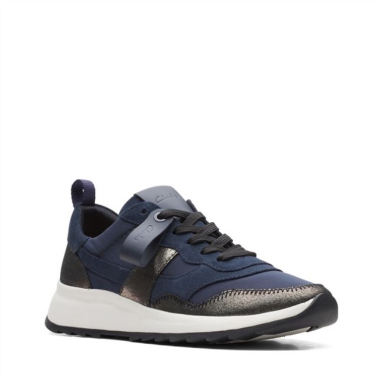 Combinación Azul Marino Clarks Dash Lite Jazz Combinación Azul Marino