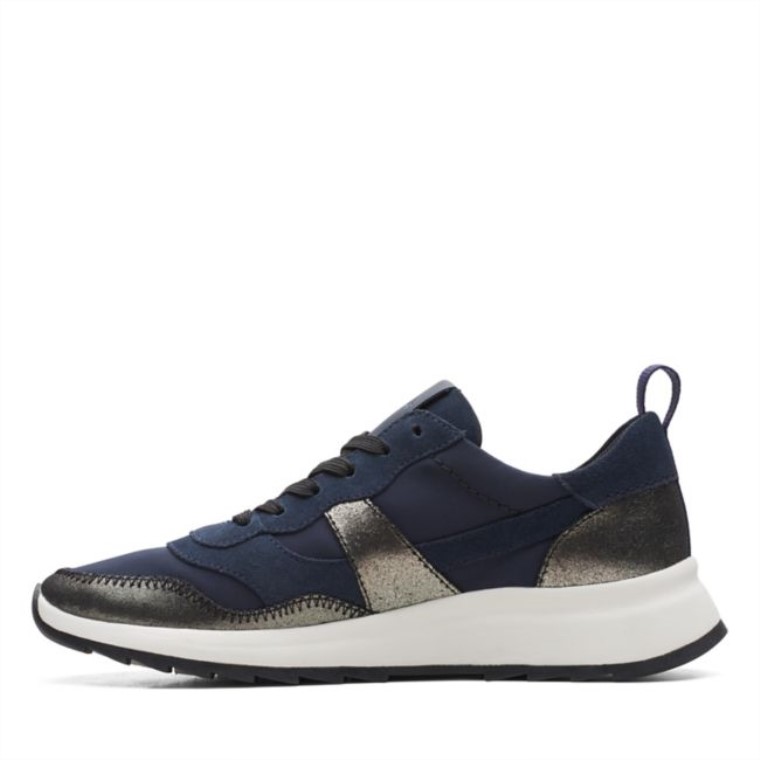 Combinación Azul Marino Clarks Dash Lite Jazz Combinación Azul Marino