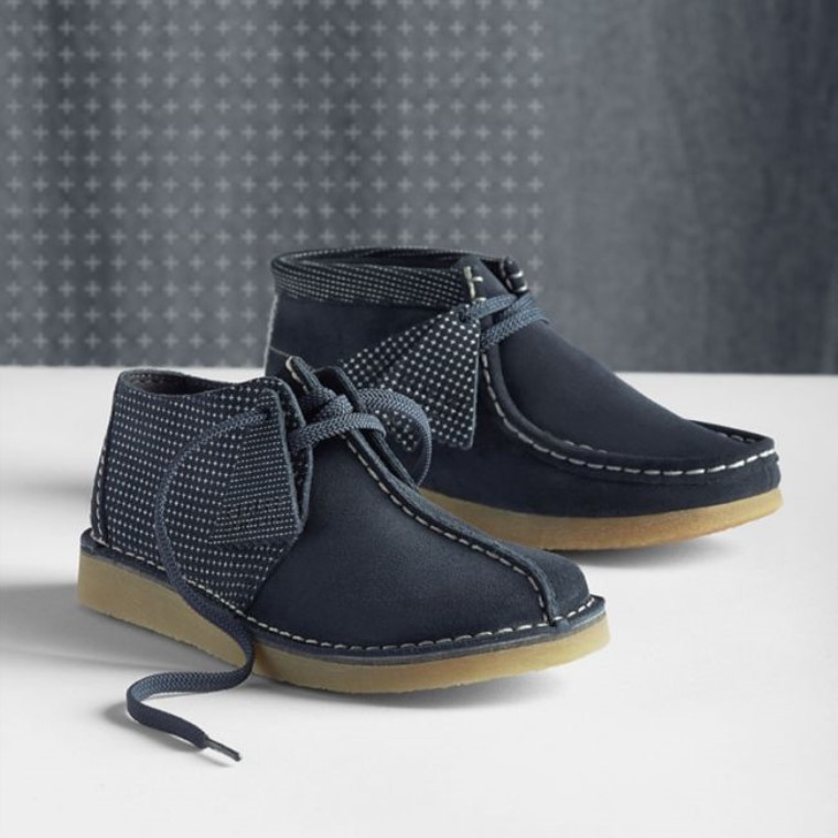 Combinación Azul Marino Clarks Desert Trek Combinación Azul Marino Más Antigua