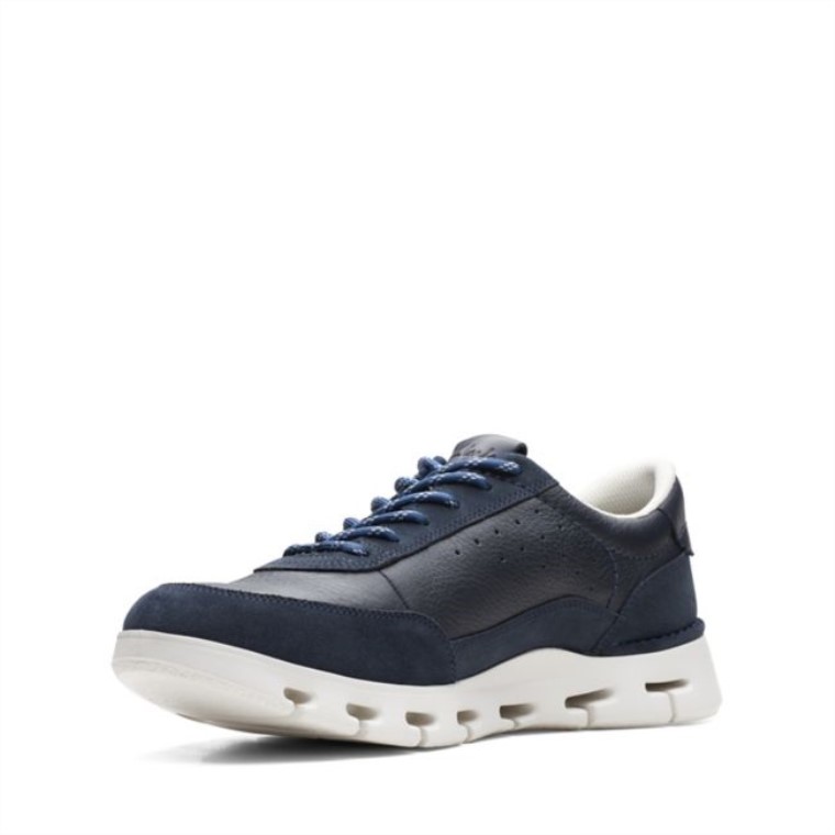 Combinación Azul Marino Clarks Nature X One Combinación Azul Marino