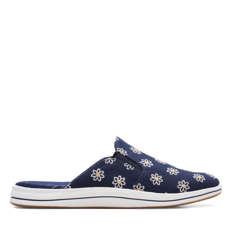 Azul Marino Floral Brisa Orilla Azul Marino Floral Clarks