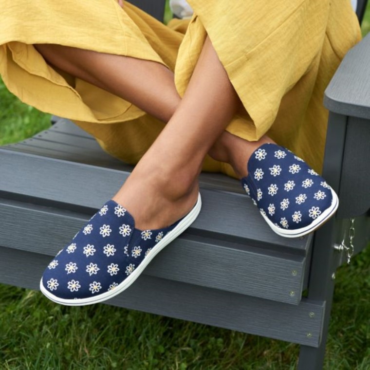 Azul Marino Floral Brisa Orilla Azul Marino Floral Clarks