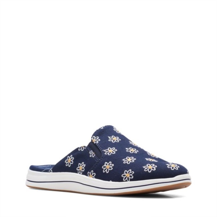 Azul Marino Floral Brisa Orilla Azul Marino Floral Clarks