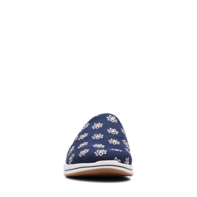 Azul Marino Floral Brisa Orilla Azul Marino Floral Clarks