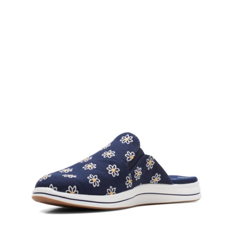 Azul Marino Floral Brisa Orilla Azul Marino Floral Clarks