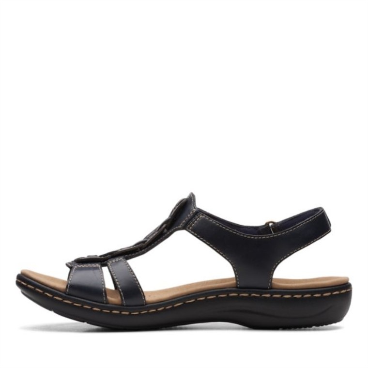Cuero Azul Marino Laurieann Kay Cuero Azul Marino Clarks