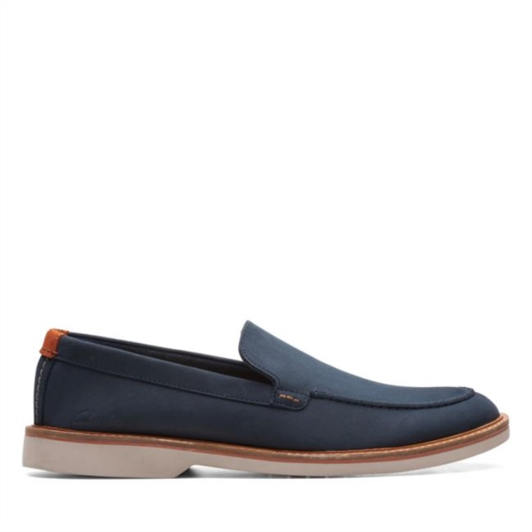 Nubuck Azul Marino Clarks Atticus Lt Edge Nubuck Azul Marino