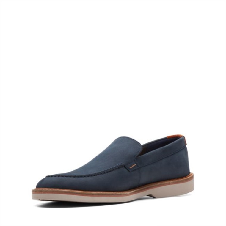 Nubuck Azul Marino Clarks Atticus Lt Edge Nubuck Azul Marino
