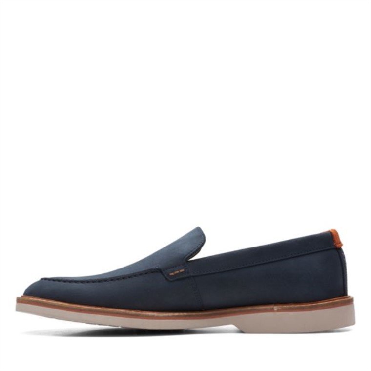 Nubuck Azul Marino Clarks Atticus Lt Edge Nubuck Azul Marino