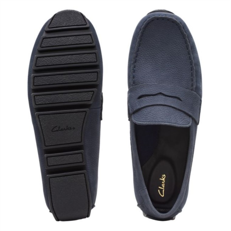 Nubuck Azul Marino Oswick Bar Nubuck Azul Marino Clarks