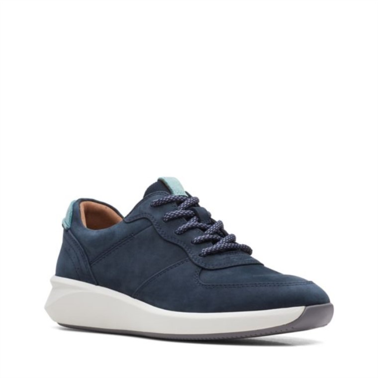 Nubuck Azul Marino Un Rio Sprint Nubuck Azul Marino Clarks