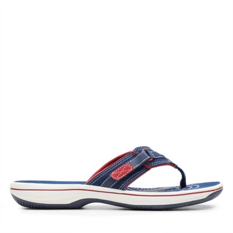 Azul Marino/rojo Clarks Brisa Marina Azul Marino/rojo