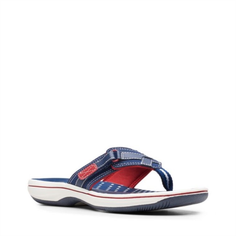 Azul Marino/rojo Clarks Brisa Marina Azul Marino/rojo
