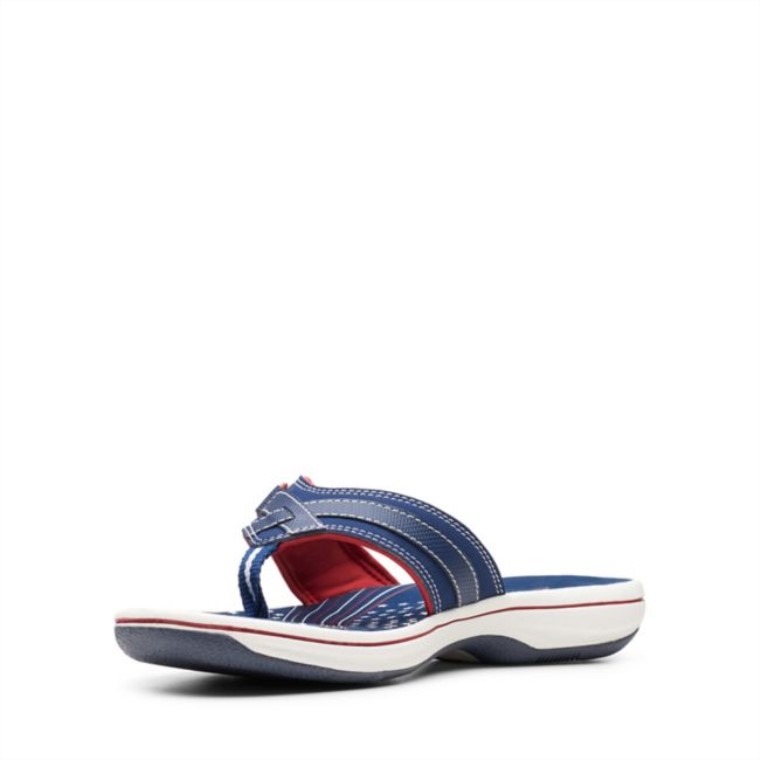 Azul Marino/rojo Clarks Brisa Marina Azul Marino/rojo