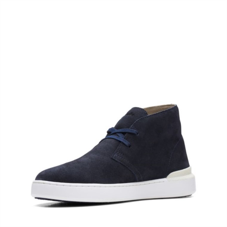 Botas Safari Clarks Court Lite Ante Azul Marino Ante Azul Marino
