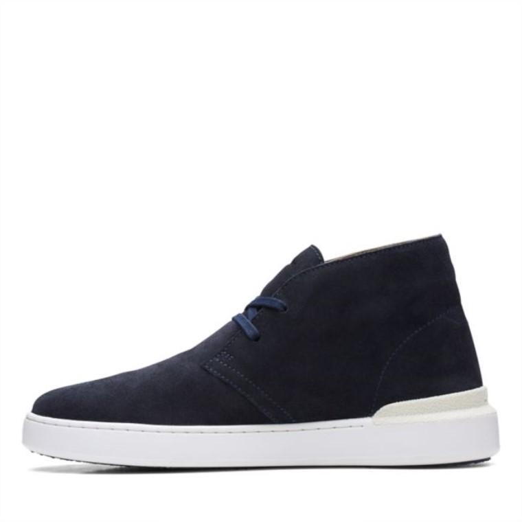 Botas Safari Clarks Court Lite Ante Azul Marino Ante Azul Marino