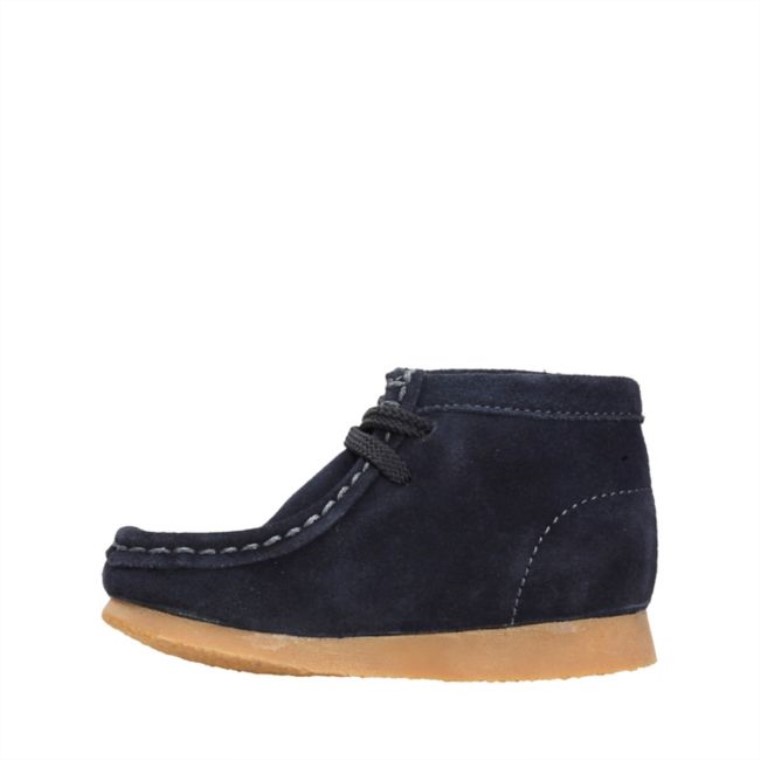 Botas Clarks Wallabee Azul Marino Ante Azul Marino