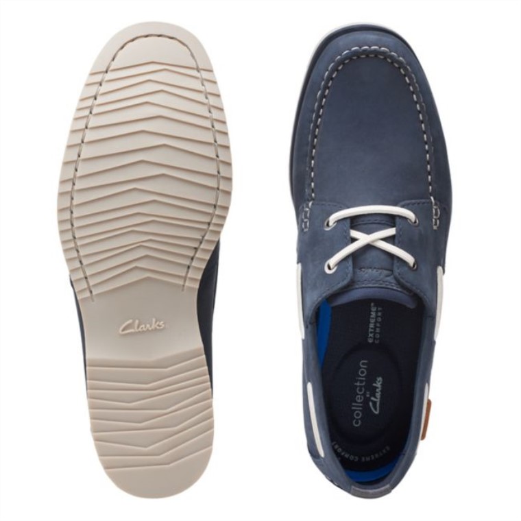 Noonan Encaje Azul Marino Nubuck Clarks Azul Marino Nubuck