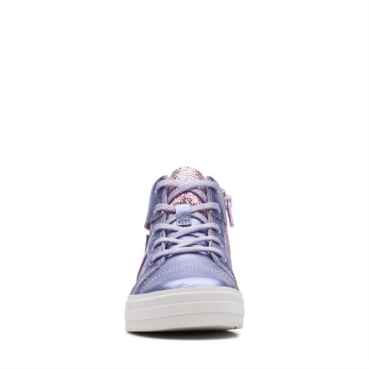 Nova City Kid Cuero Lila Cuero Lila Clarks