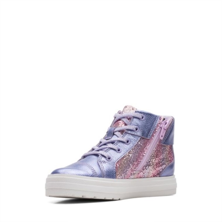 Nova City Kid Cuero Lila Cuero Lila Clarks