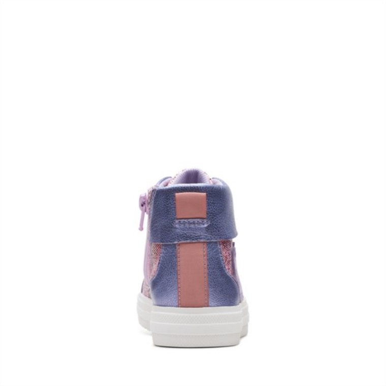 Nova City Kid Cuero Lila Cuero Lila Clarks