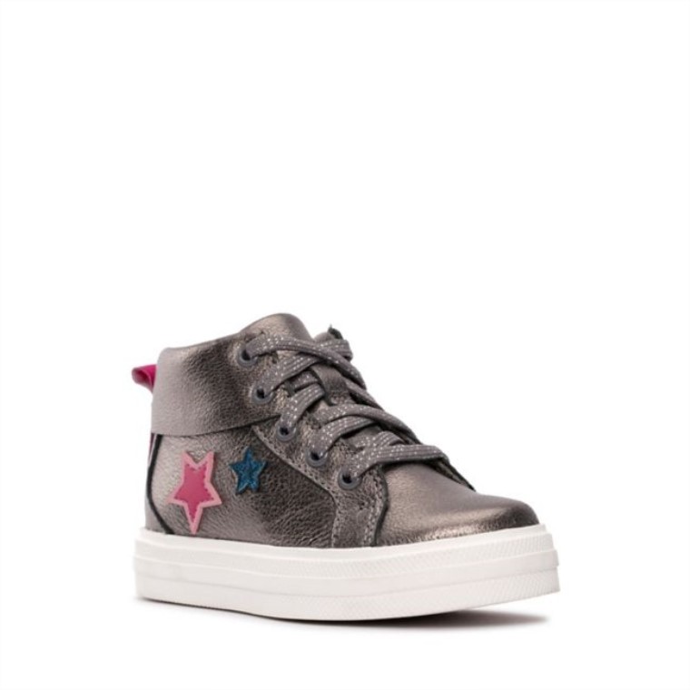 Nova City Niño Gun Metal Cuero Clarks Gun Metal Cuero