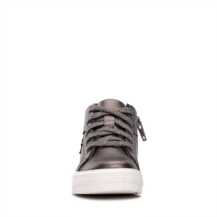 Nova City Niño Gun Metal Cuero Clarks Gun Metal Cuero