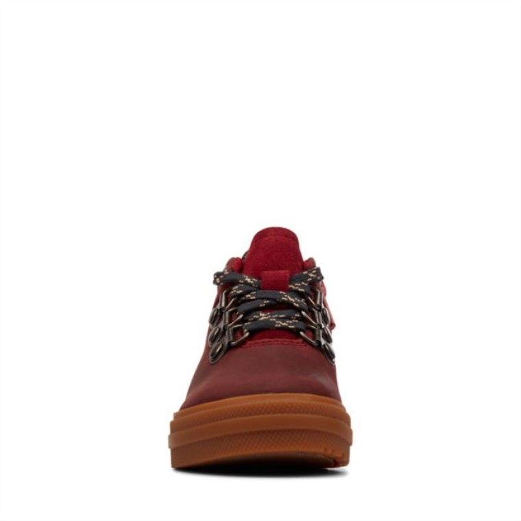 Nova Hike Niño Cuero Burdeos Cuero Burdeos Clarks